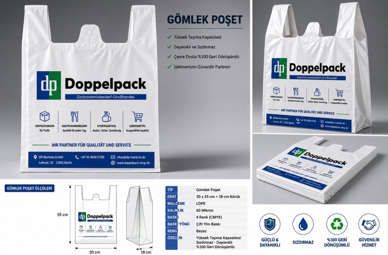 Doppelpack Gömlek Poşet