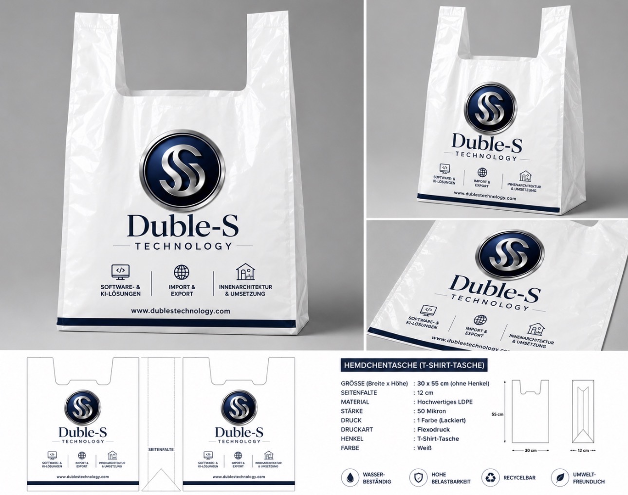 Duble-S Gömlek Poşet