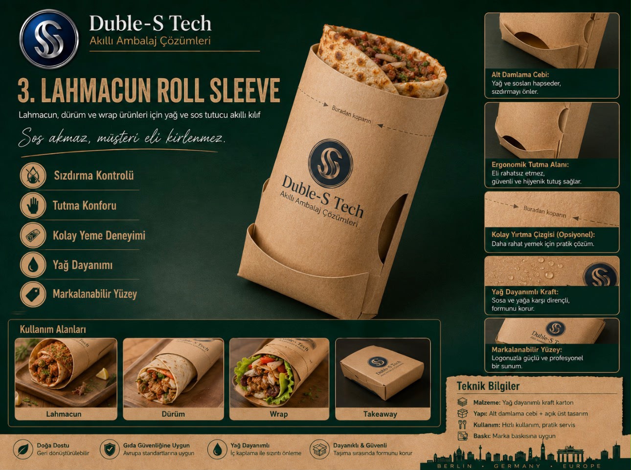 Lahmacun Roll Sleeve